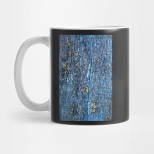 Wood texture of rotten tree trunk, close-up, texture, background Mug